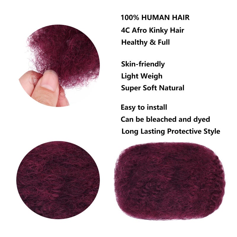 إكستريند شعر إكستريند أفرو كينكي طبيعي 100%، عبوة واحدة، 8 بوصة، 30 غرام، مناسب لتضفير الشعر، وإصلاح الضفائر، وتطويل الشعر، لون أحمر. يُنصح بتفتيح لون الشعر قبل الصبغ. مناسب لتضفير الشعر الأفرو كينكي بتقنية الميكرو تويست. - Image 3